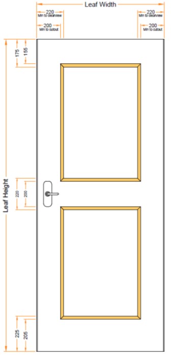 fire door dimensions